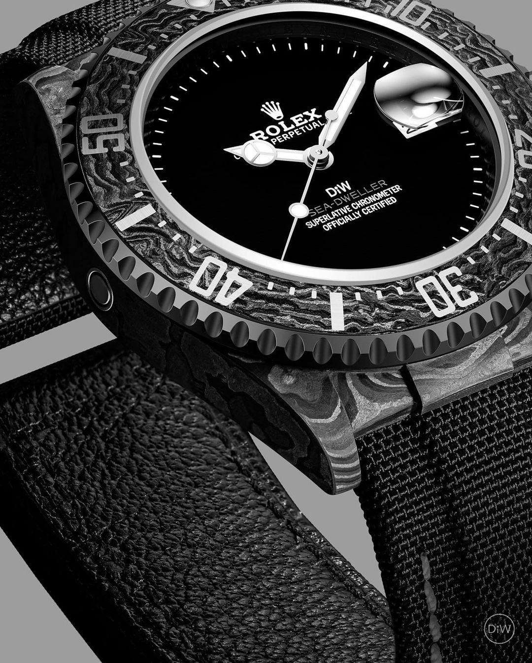 NTPT Carbon DiW Rolex Sea Dweller GHOST