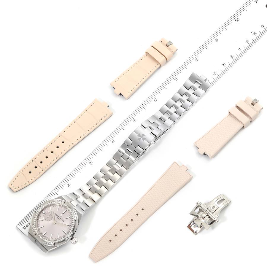 Vacheron Constantin Overseas 37 Steel Diamond Ladies Watch 2305V
