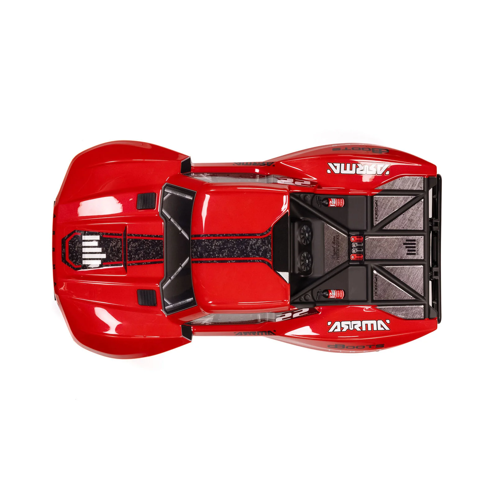 ARRMA 11/10 FURY MEGA 550 2WD Short Course Truck RTR with Battery & Charger, Red
