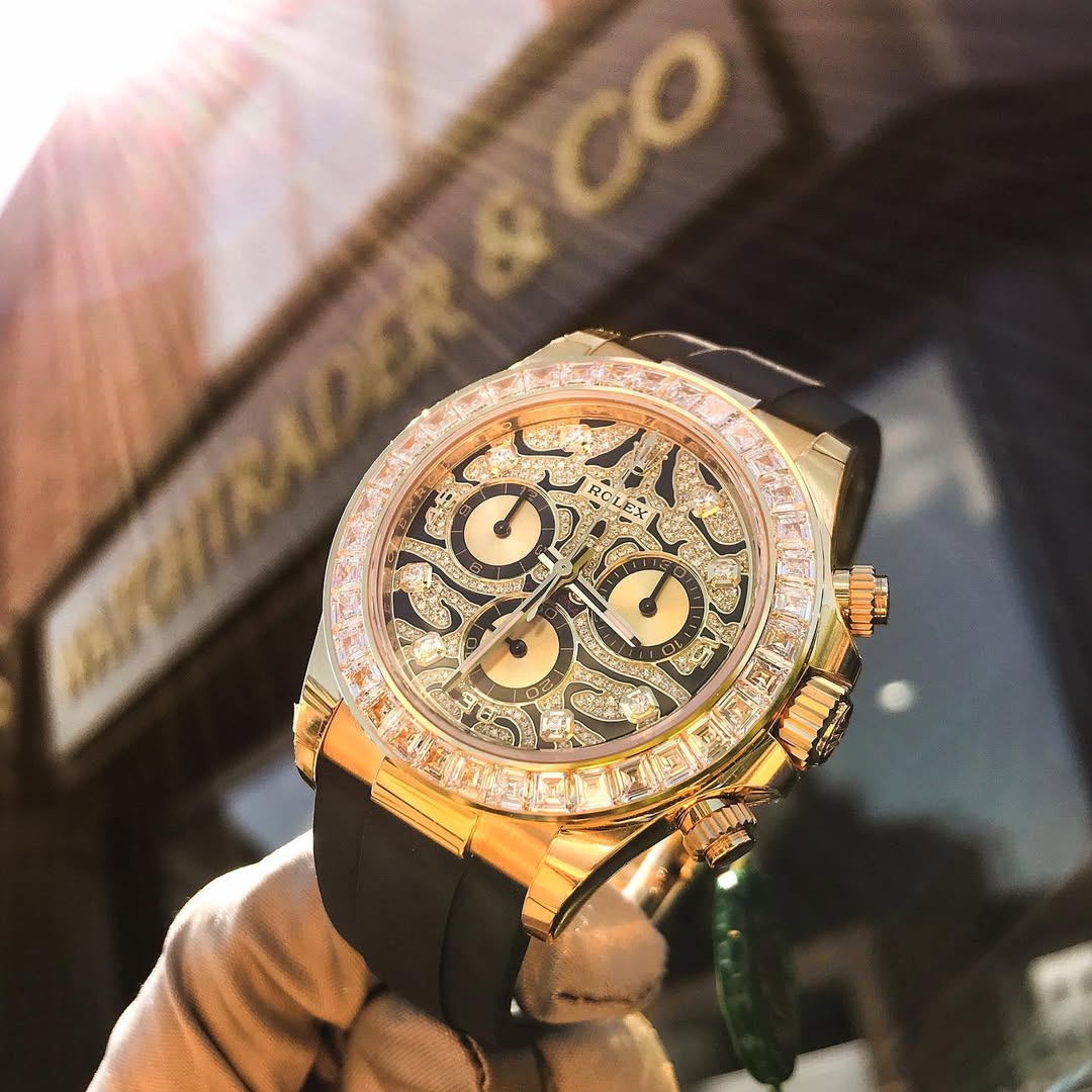 Rolex Cosmograph Daytona Eye of Tiger White Gold/Yellow Gold Oysterflex Strap