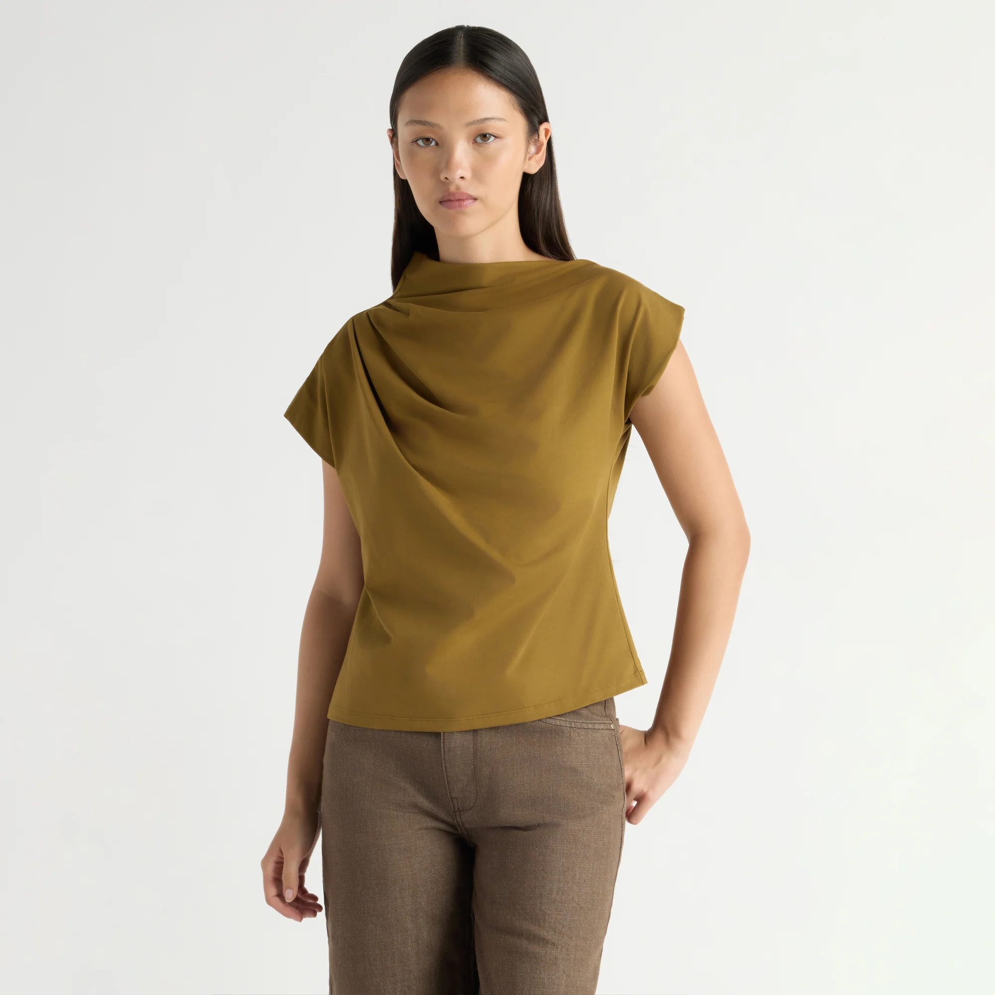 Kenny Asymmetric-Neck Tee