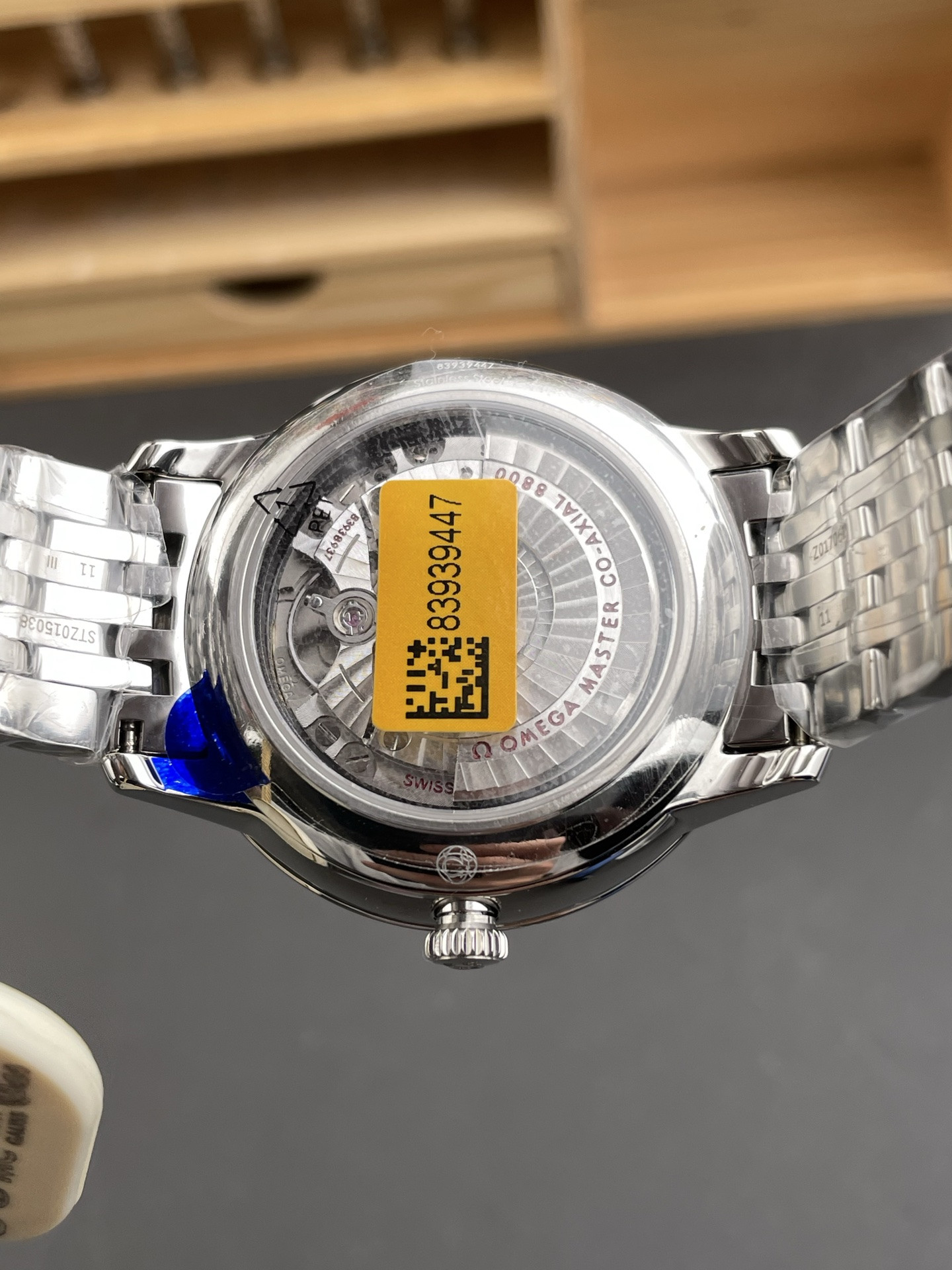 De Ville Gold Needle Silver Dial