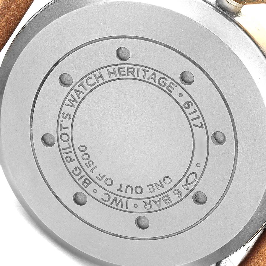 IWC Big Pilot Bronze Titanium Black Dial Mens Watch IW501005