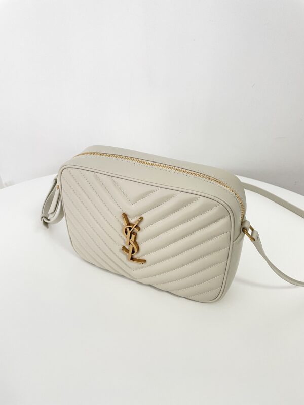 Replica YSL Lou Camera Bag White