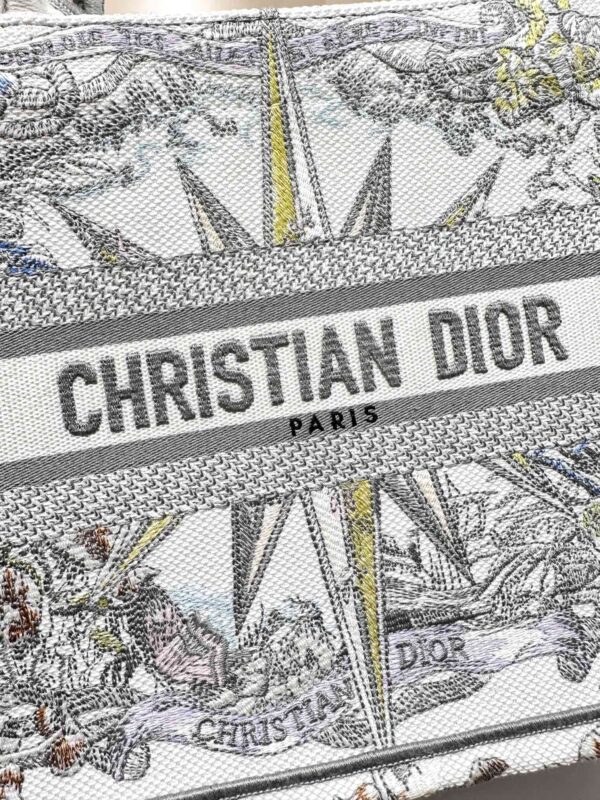 Replica Dior Tote Book Grey Lucky Star