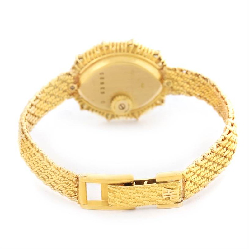 Audemars Piguet Vintage 18k Yellow Gold 1.67 Ct Diamond Cocktail Watch