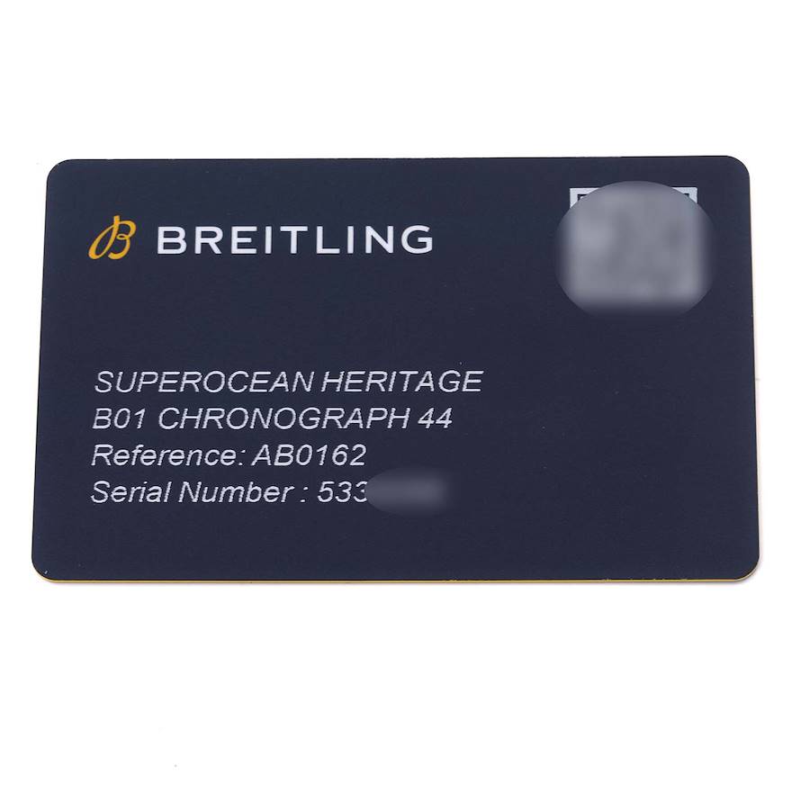 Breitling SuperOcean Heritage II B01 Blue Dial Steel Mens Watch AB0162