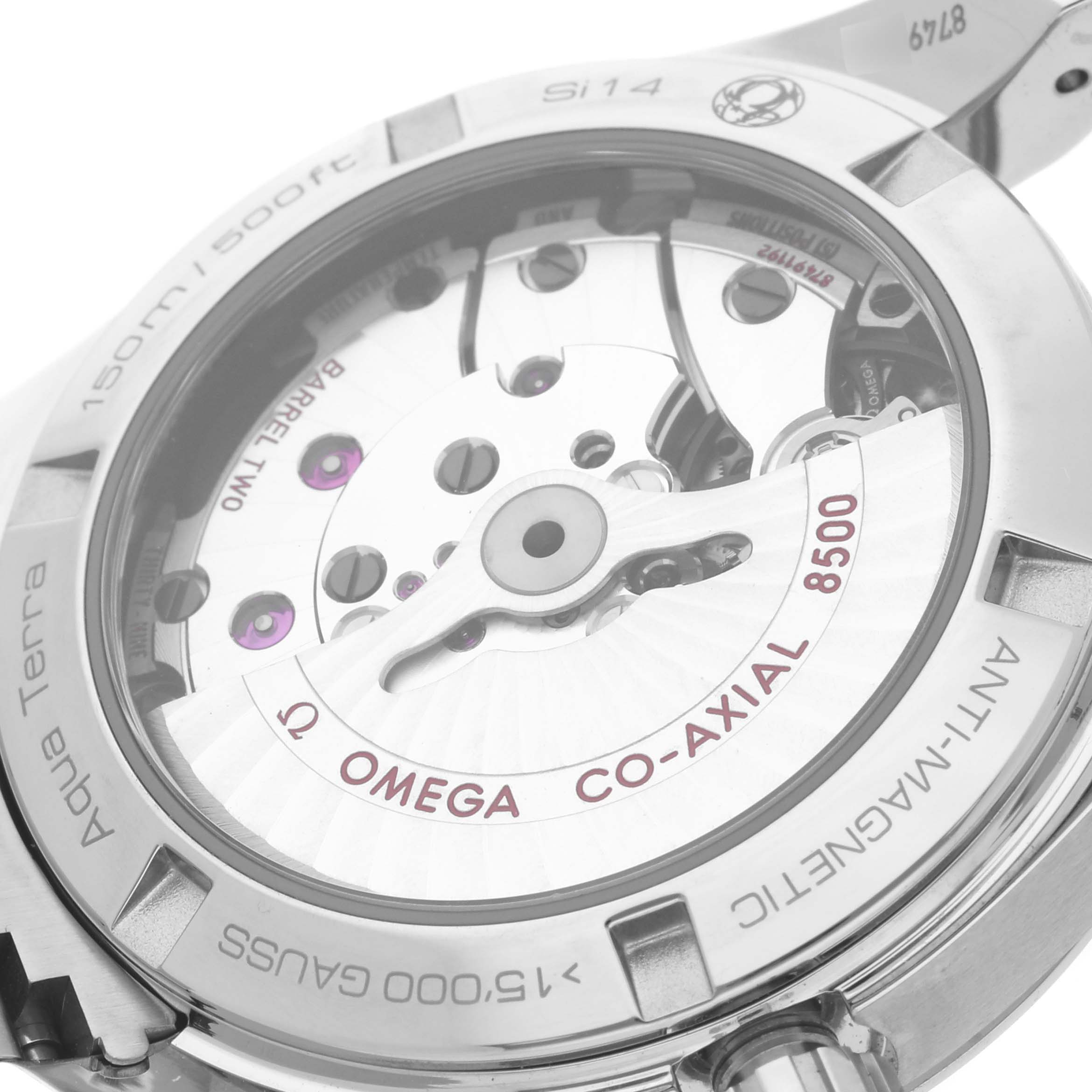 Omega Aqua Terra Mother of Pearl Diamond Steel Ladies Watch 38.0 MM 231.15.39.21.55.001