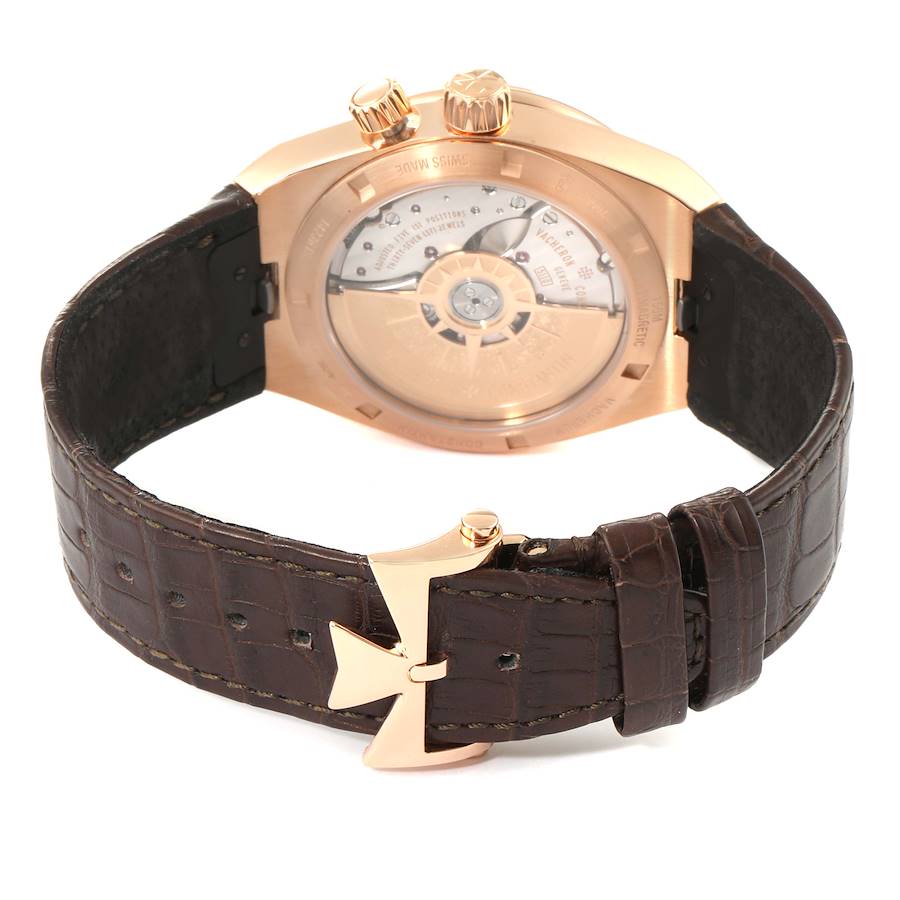 Vacheron Constantin Overseas Dual Time Rose Gold Mens Watch 7900V