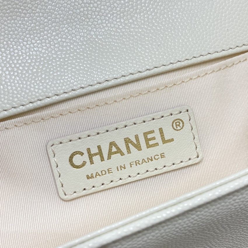 CHANEL Le Boy  White