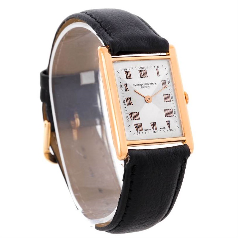 Vacheron Constantin Vintage 18K Rose Gold Mechanical Mens Watch