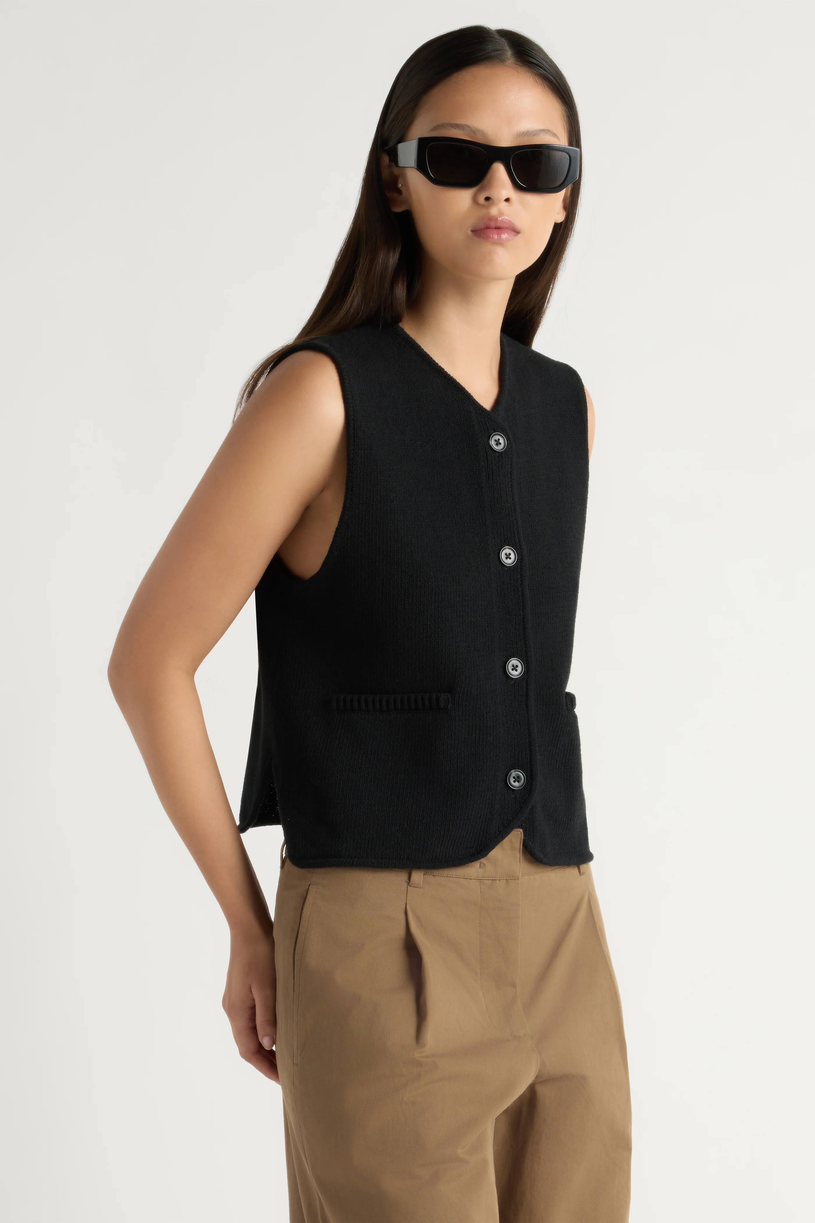 Elaine V-Neck Sweater Vest