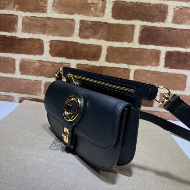 Replica Gucci G Blondie Waist Canvas Black