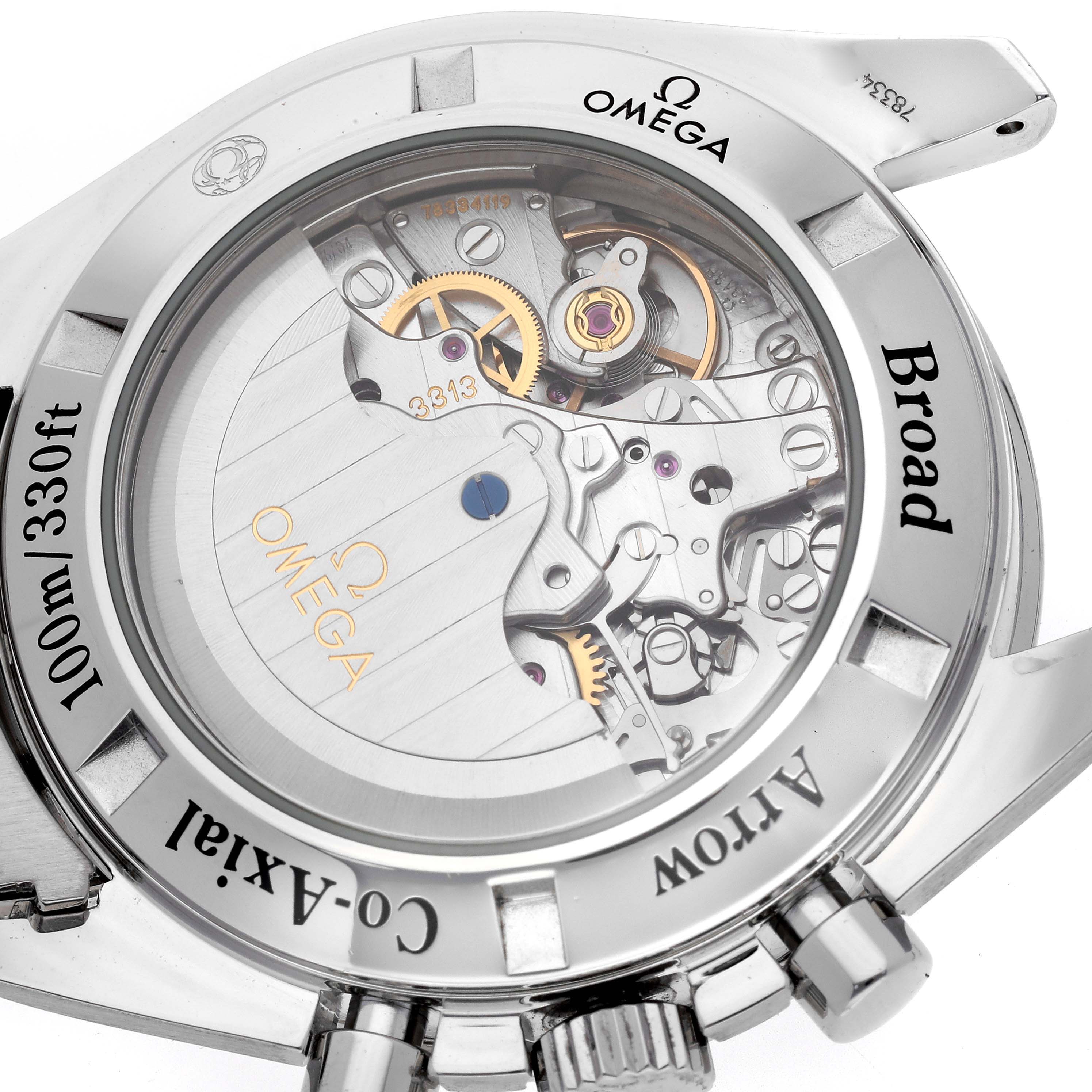 Omega Speedmaster Broad Arrow 1957 Steel Mens Watch 42.0 MM 321.10.42.50.02.001 Card