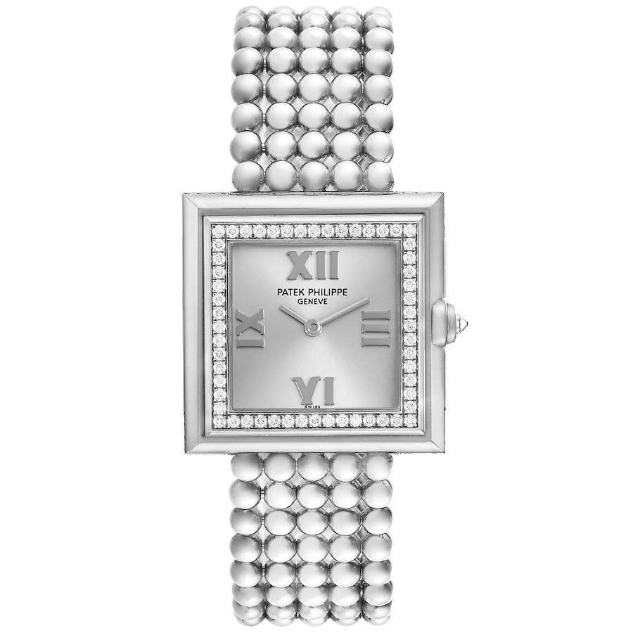 Patek Philippe Gondolo White Gold Diamond Ladies Watch 4868