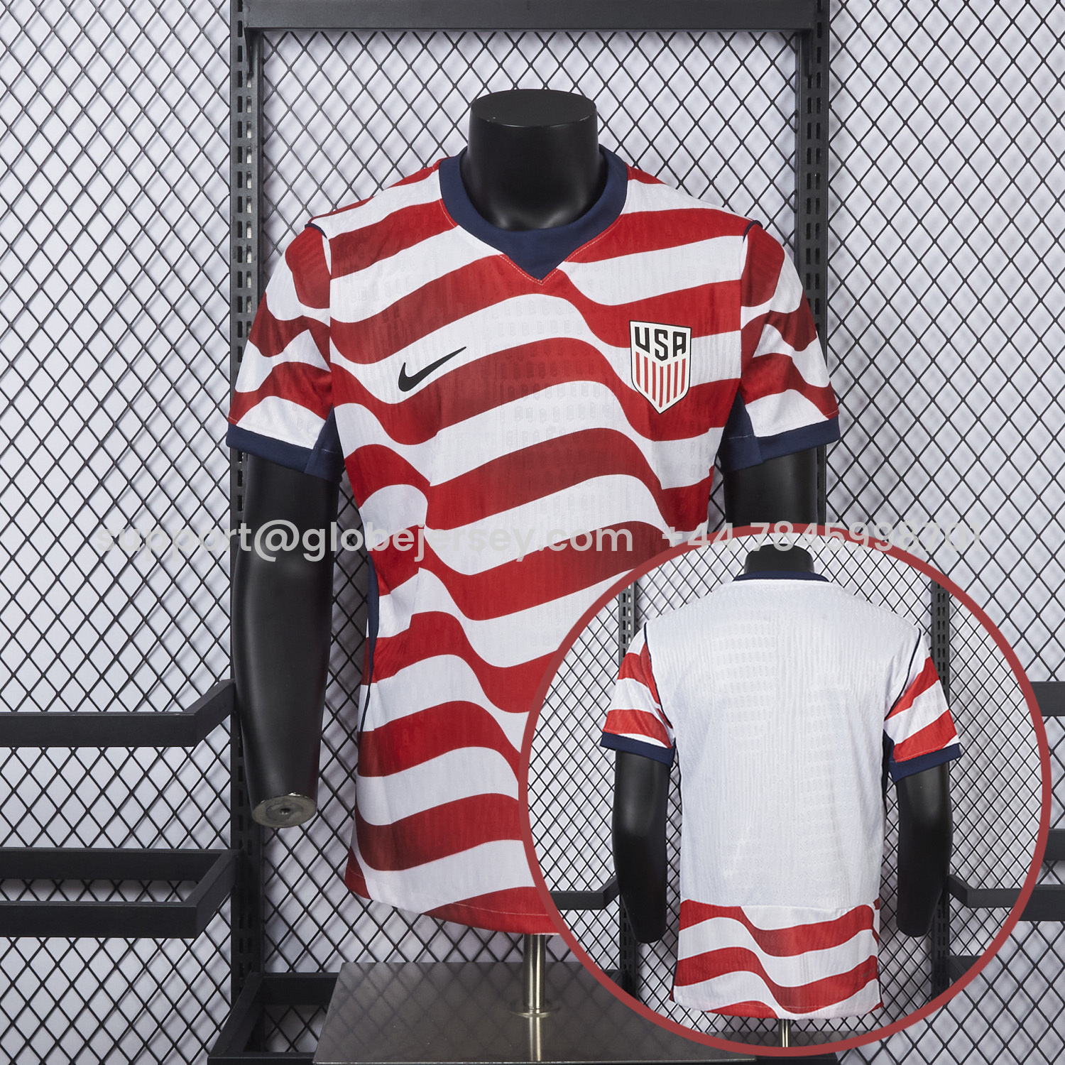 【Back Blank】United States USA 2026 Home Jersey - Player Version