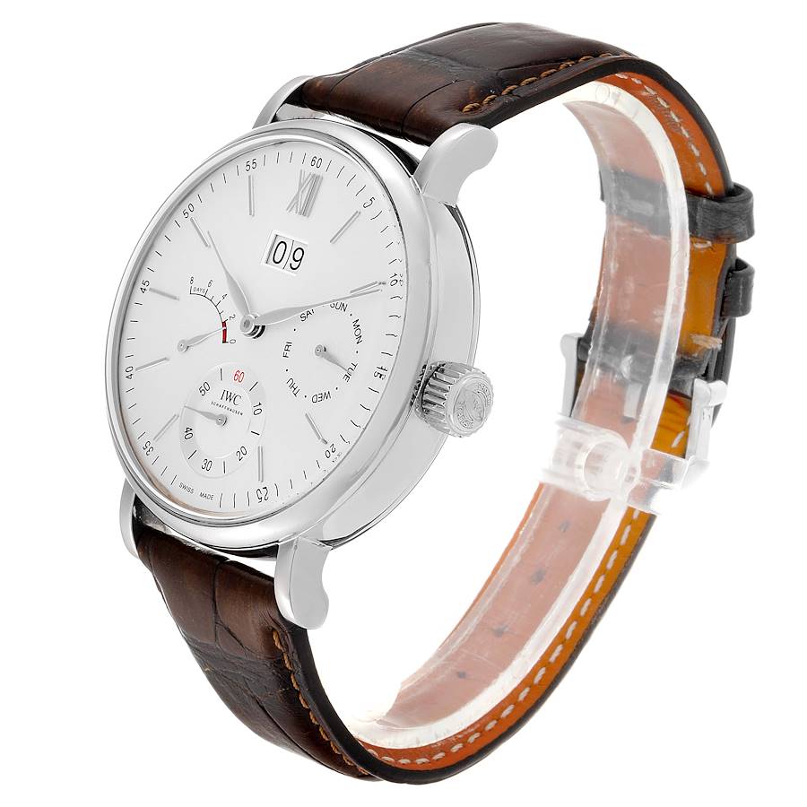 IWC Portofino 8 Days Power Reserve 45 Steel Mens Watch IW516201