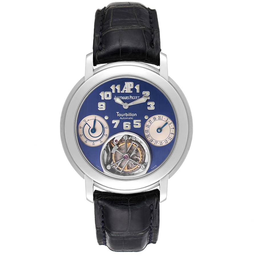 Audemars Piguet Jules Audemars Tourbillon Platinum Mens Watch 25964PT