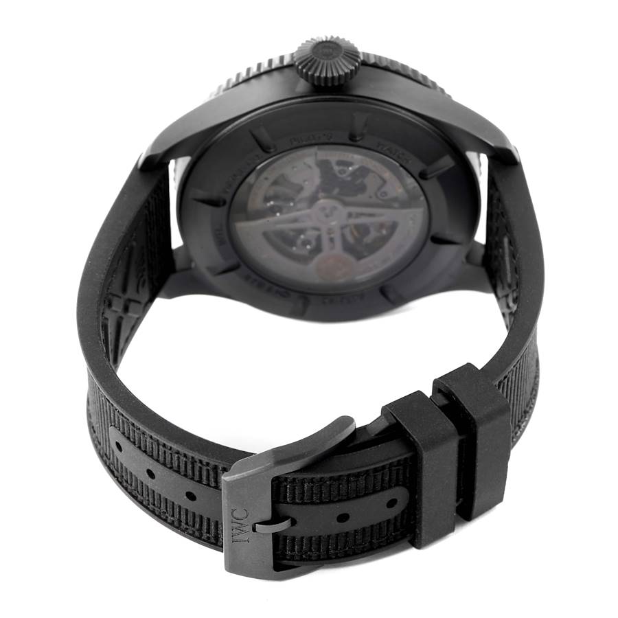 IWC Pilots Timezoner Top Gun Ceratanium Mens Watch IW395505