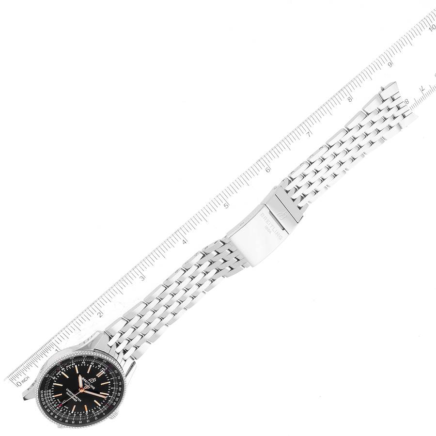 Breitling Navitimer 1 Black Dial 41mm Steel Mens Watch A17326