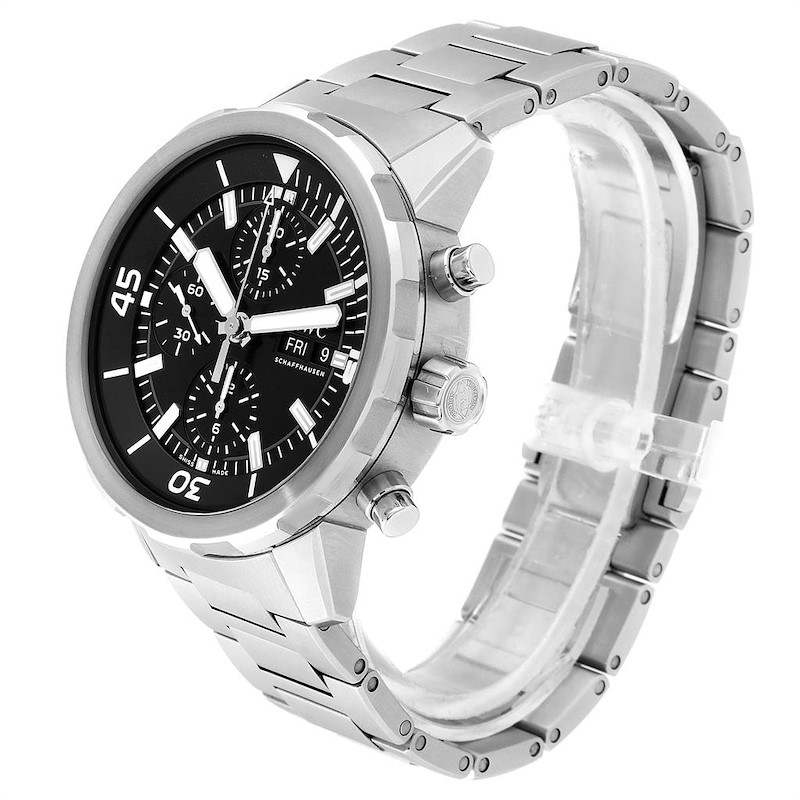 IWC Aquatimer Day Date Chronograph Steel Mens Watch IW376804
