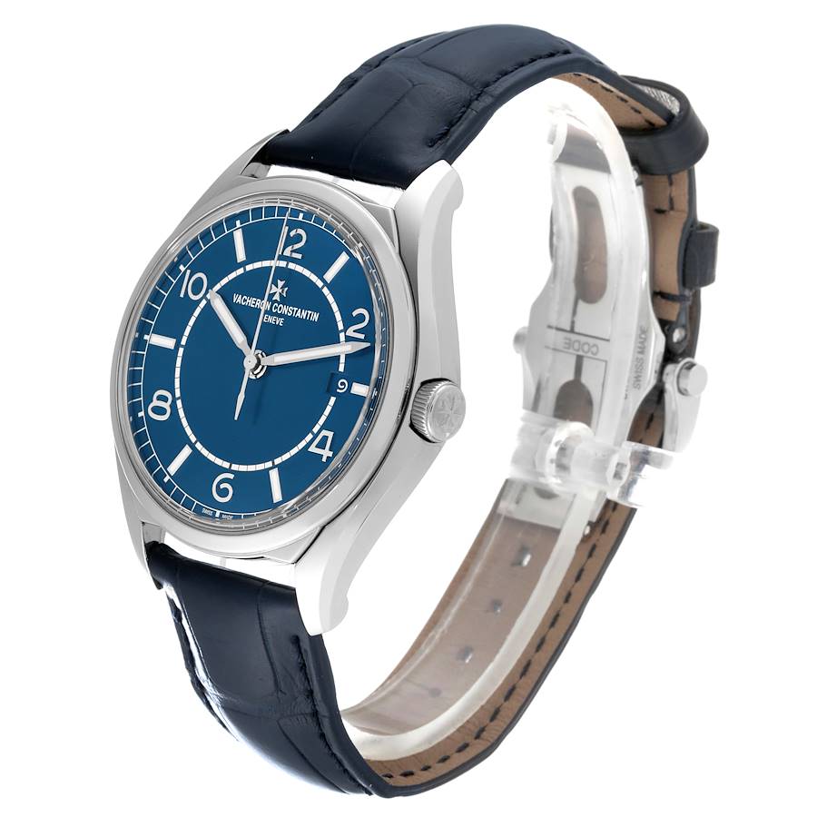 Vacheron Constantin Fiftysix Blue Dial Steel Mens Watch 4600E