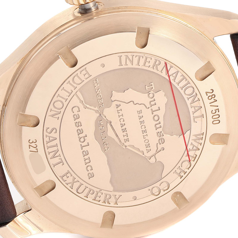 IWC Pilot Saint Exupery Rose Gold Limited Edition Watch IW320103