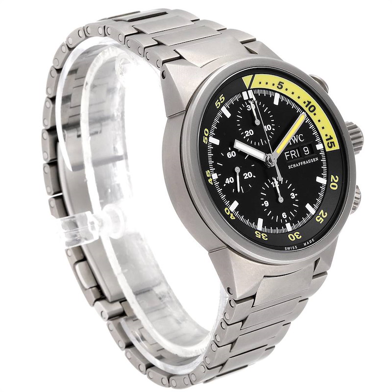 IWC Aquatimer GST Titanium Chronograph Day Date Mens Watch IW371903