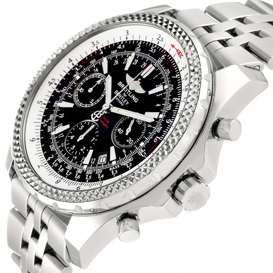 Breitling Bentley Motors Special Edition Steel Mens Watch A25362