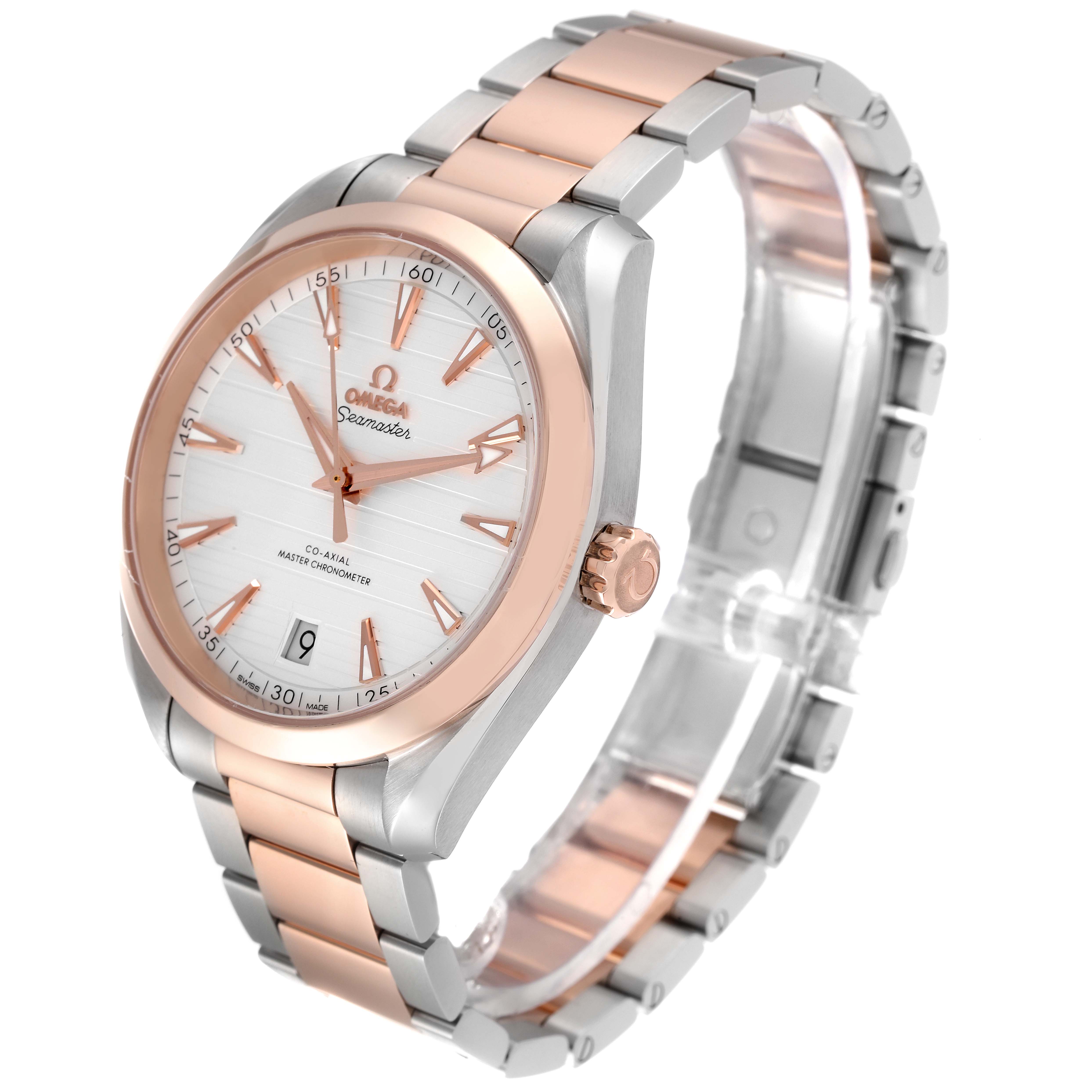 Omega Aqua Terra 41 Steel Rose Gold Mens Watch 41.0 MM 220.20.41.21.02.001