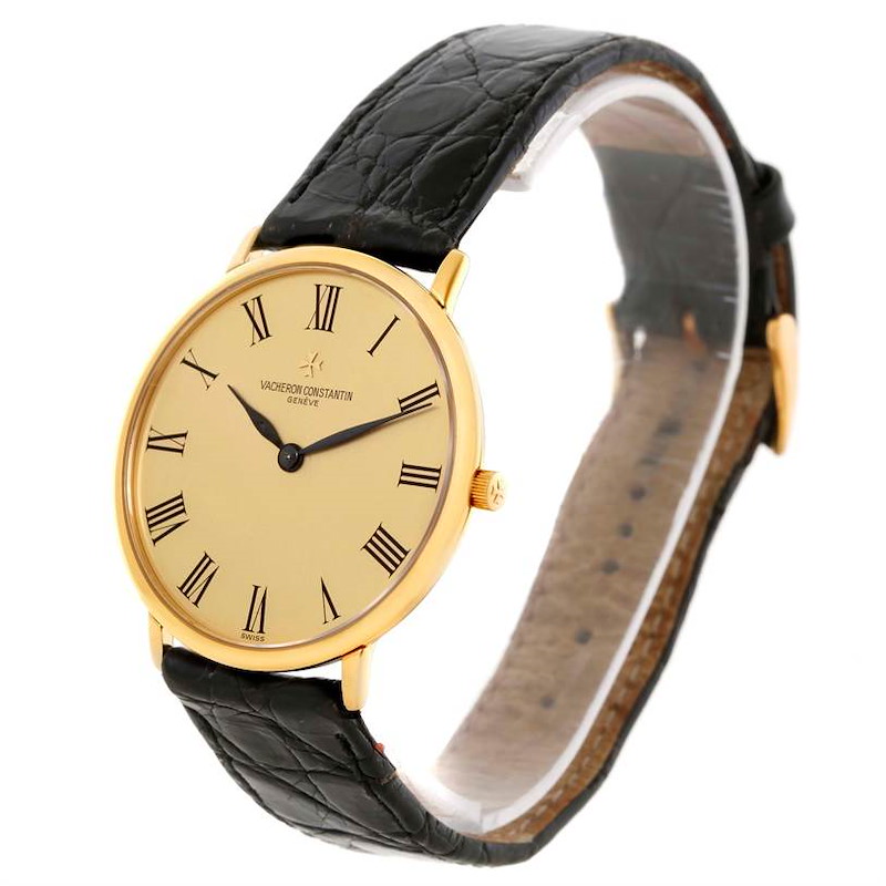 Vacheron Constantin 18K Yellow Gold Ultra Thin Mechanical Watch 33160