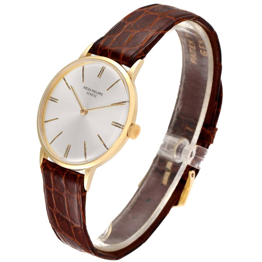 Patek Philippe Calatrava Yellow Gold Vintage Mens Watch 3468