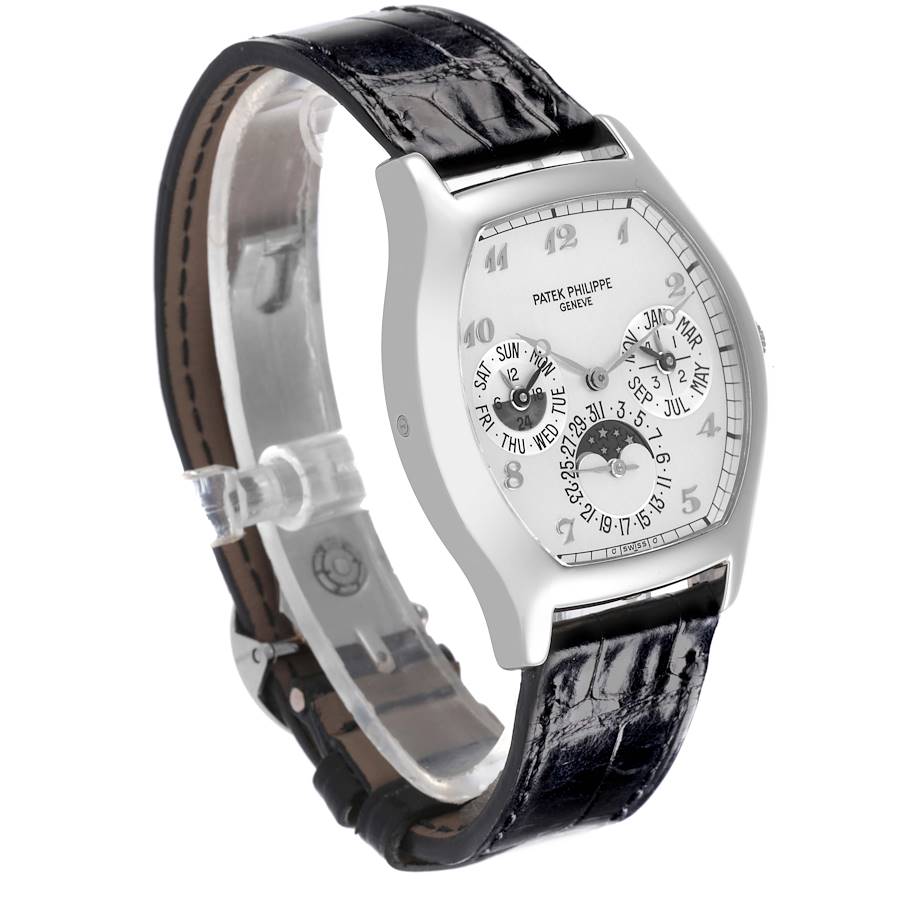 Patek Philippe Complications Perpetual Calendar White Gold Mens Watch 5040