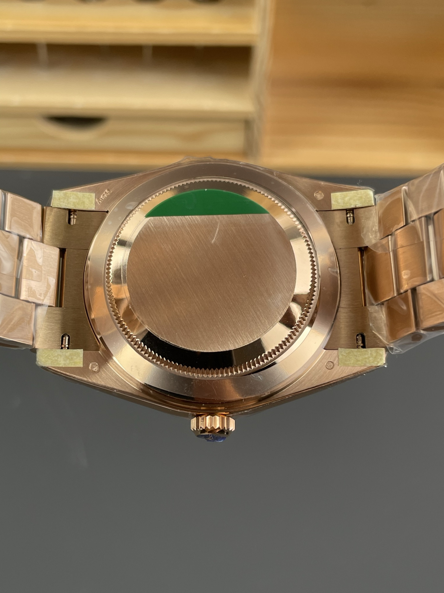 Rose Gold Champagne Roman Numeral Day-Date