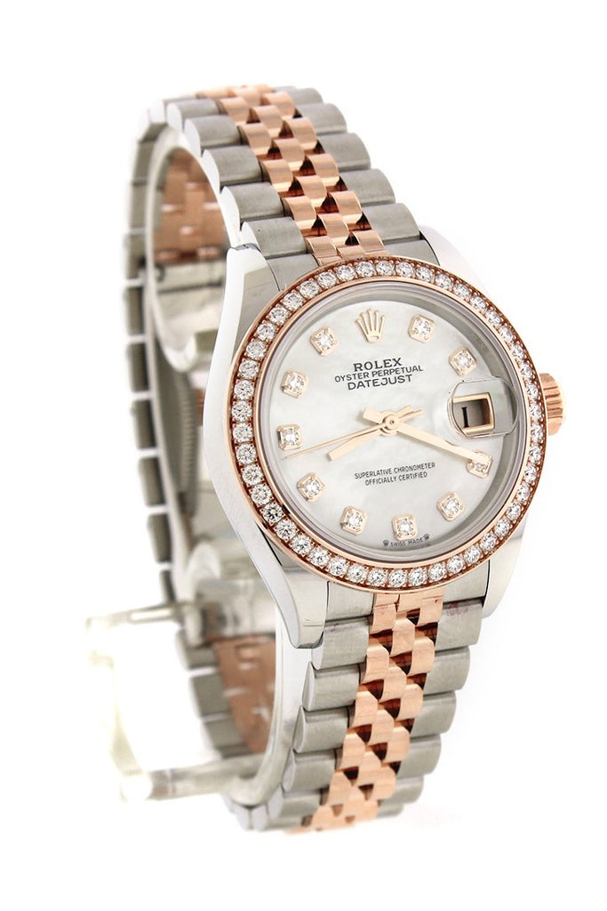 Rolex Lady-Datejust 28, Oystersteel and 18k Yellow Gold, Ref# 279383RBR-0019