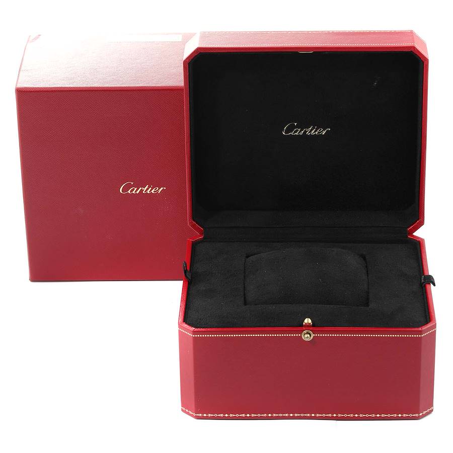 Cartier Tankissime Silver Dial Rose Gold Diamond Ladies Watch WE70058H