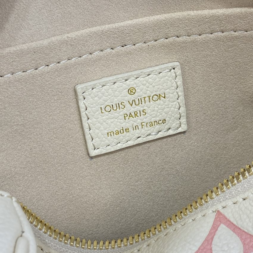 Replica Louis Vuitton Speedy Bandouliere 20 White Pink