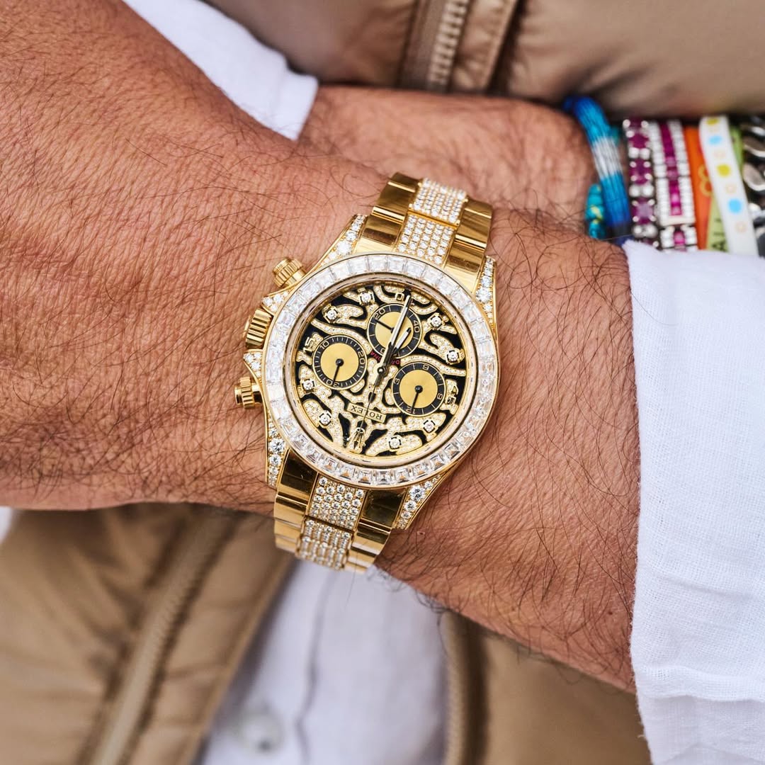 Rolex Cosmograph Daytona Eye of Tiger White Gold/Yellow Gold Oysterflex Strap