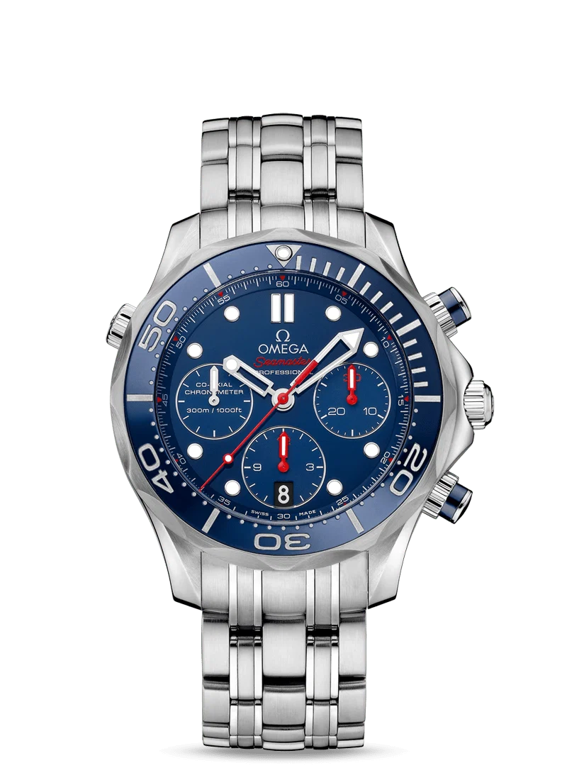 Seamaster Steel Chronograph Watch 212.30.42.50.03.001