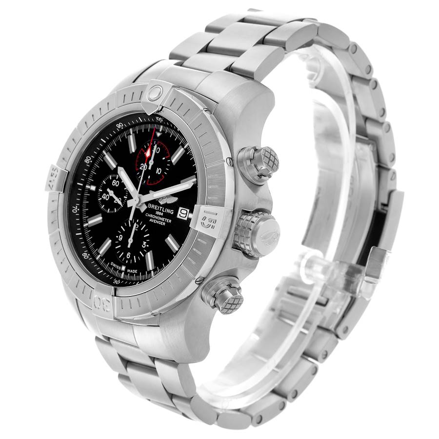 Breitling Super Avenger Chronograph 48 Steel Mens Watch A13375