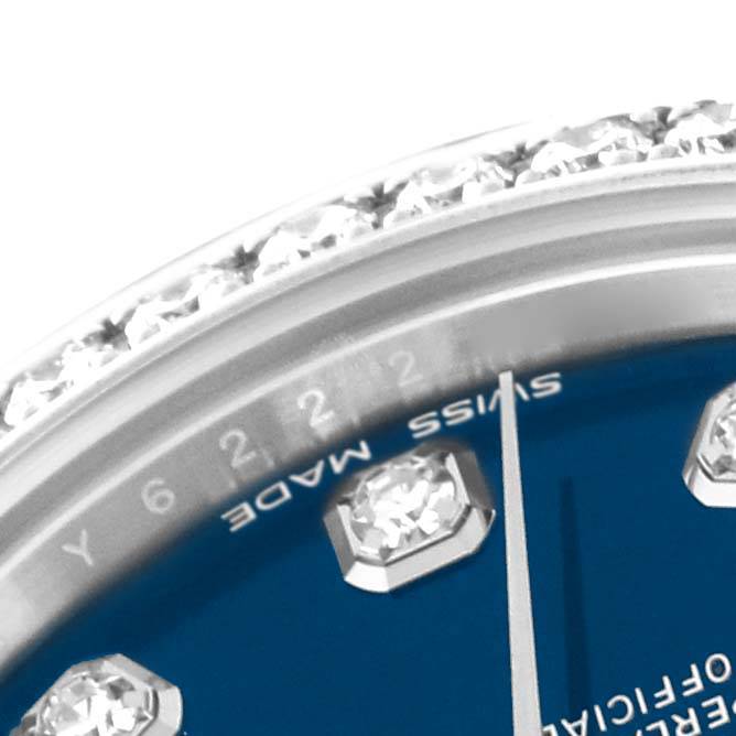 Rolex Datejust Midsize 31 Steel White Gold Diamond Ladies Watch 178384