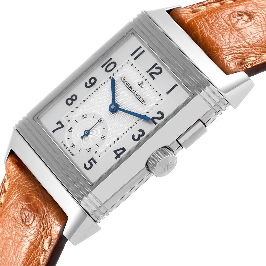 Jaeger LeCoultre Reverso Duo Day Night Steel Mens Watch 272.8.54 Q2718410