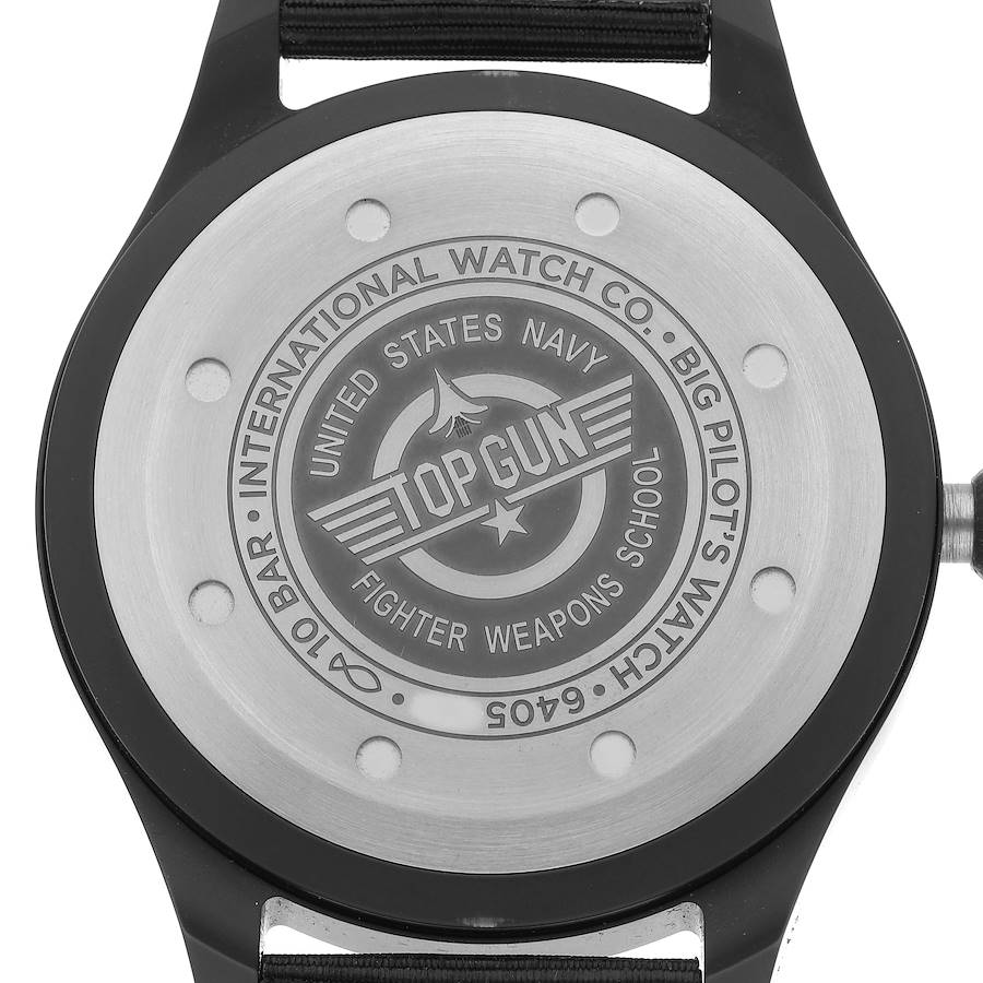 IWC Big Pilot 43mm Top Gun Black Dial Automatic Mens Watch IW329801