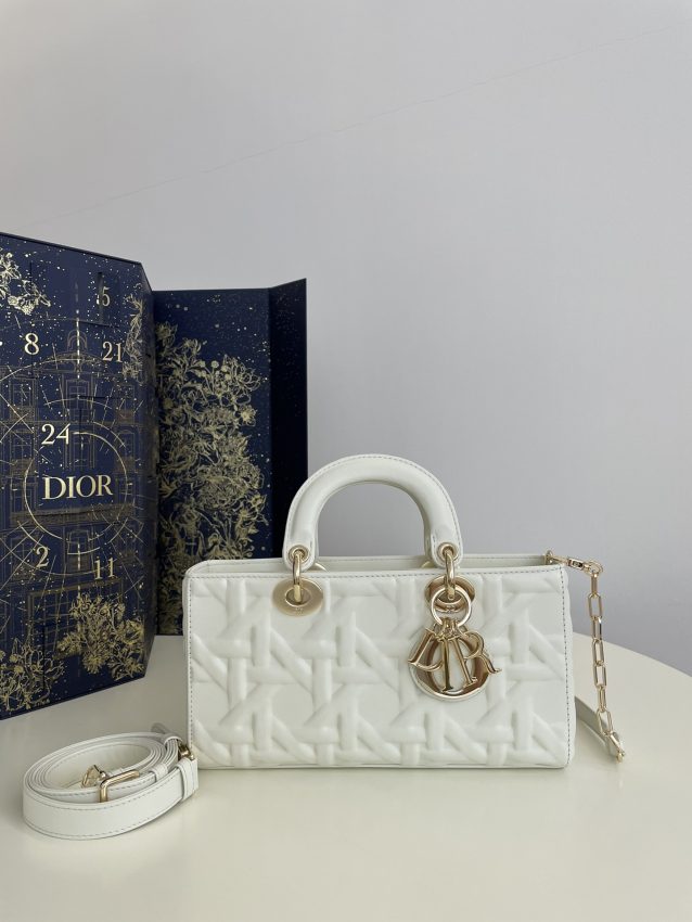 Replica Dior Lady D – Joy Large Bag New White