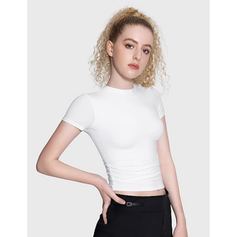 Women's Crew Neck Short Sleeve Tops