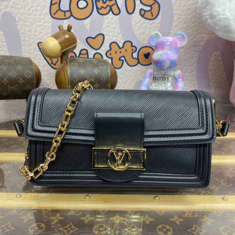 Replica Louis Vuitton Dauphine East West Black