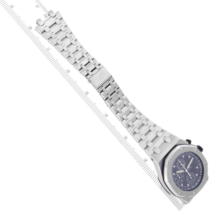 Audemars Piguet Royal Oak Offshore Chronograph Blue Dial Mens Watch 25721ST