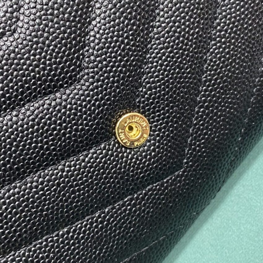 Yves Saint Laurent Chain Wallet Black
