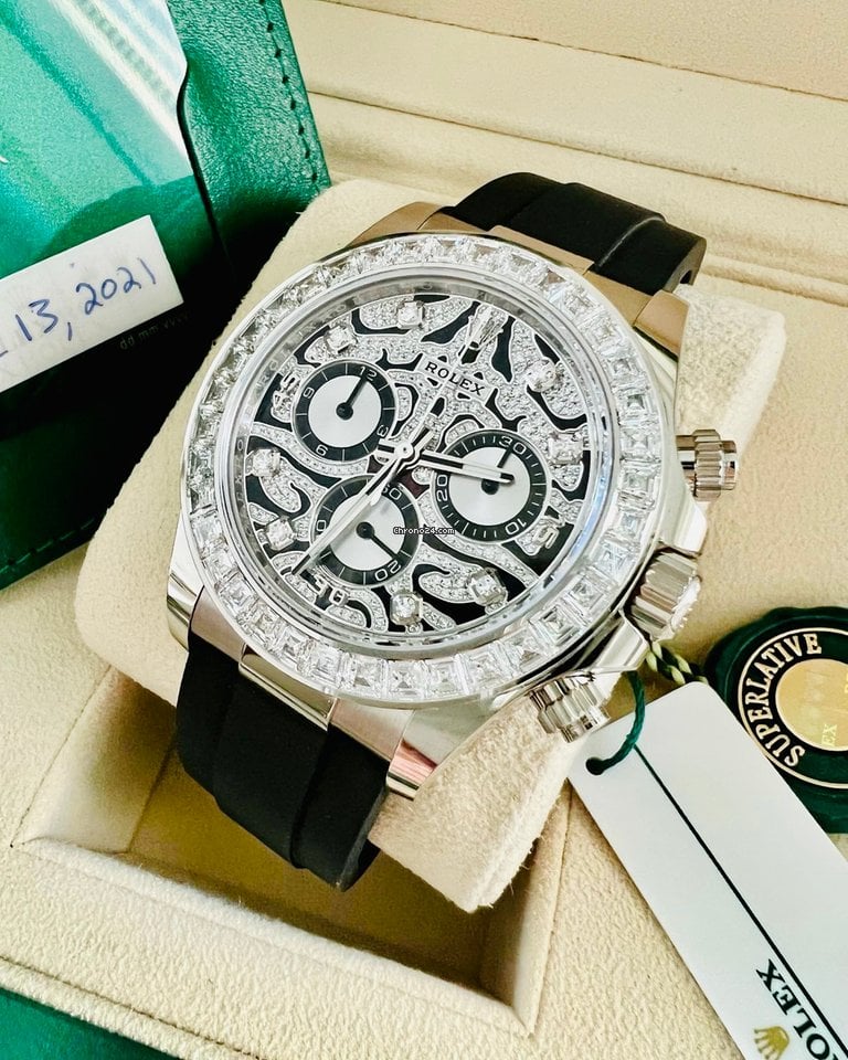 ??Limited Time Offer -Rolex Daytona 116589TBR White Gold 40mm Eye of the Tiger