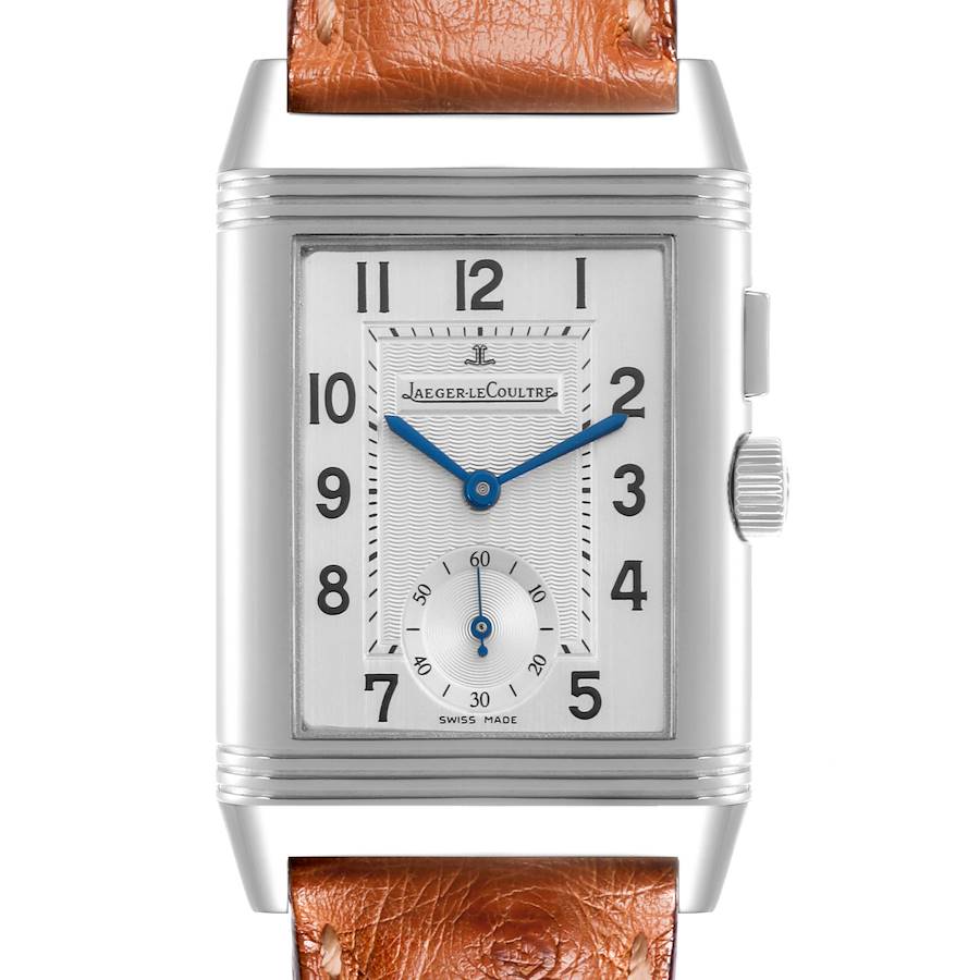 Jaeger LeCoultre Reverso Duo Day Night Steel Mens Watch 272.8.54 Q2718410